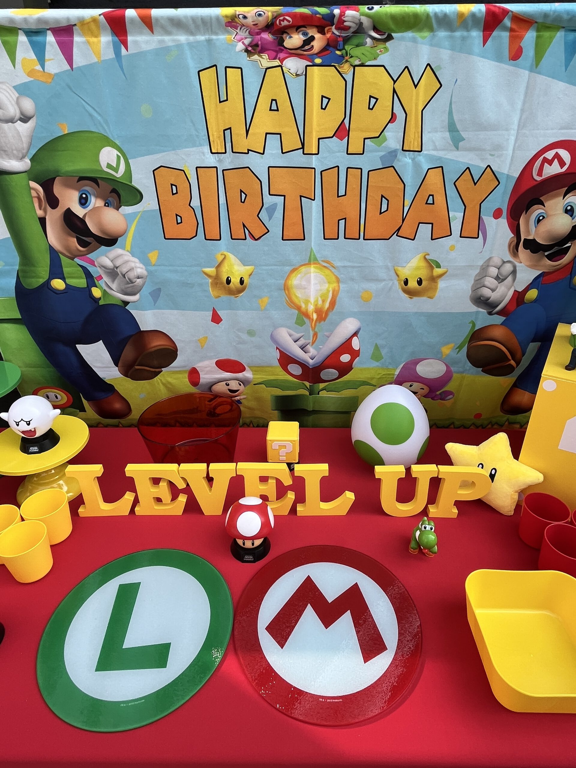 Super Mario leeg - midden