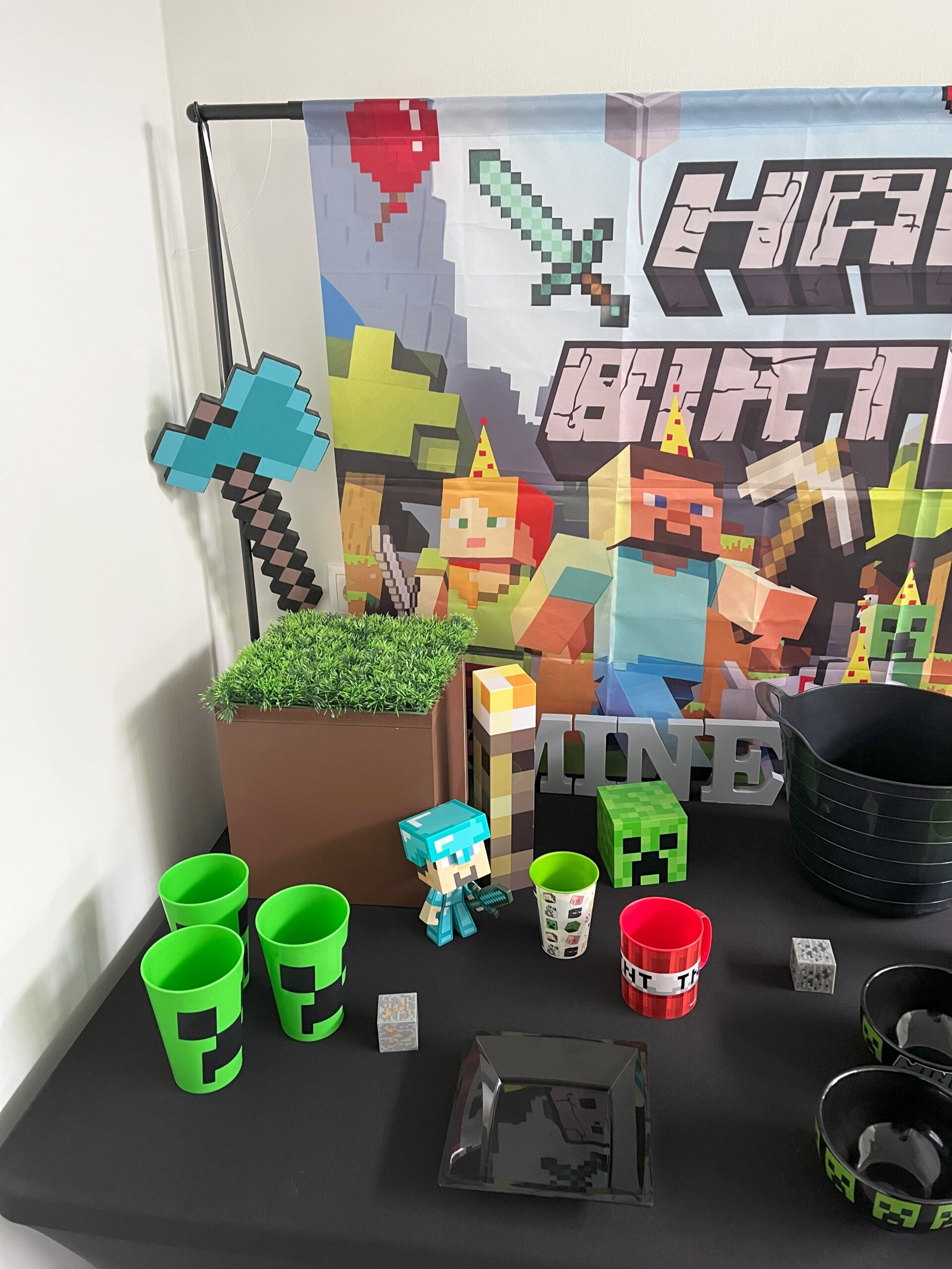 Minecraft leeg - links