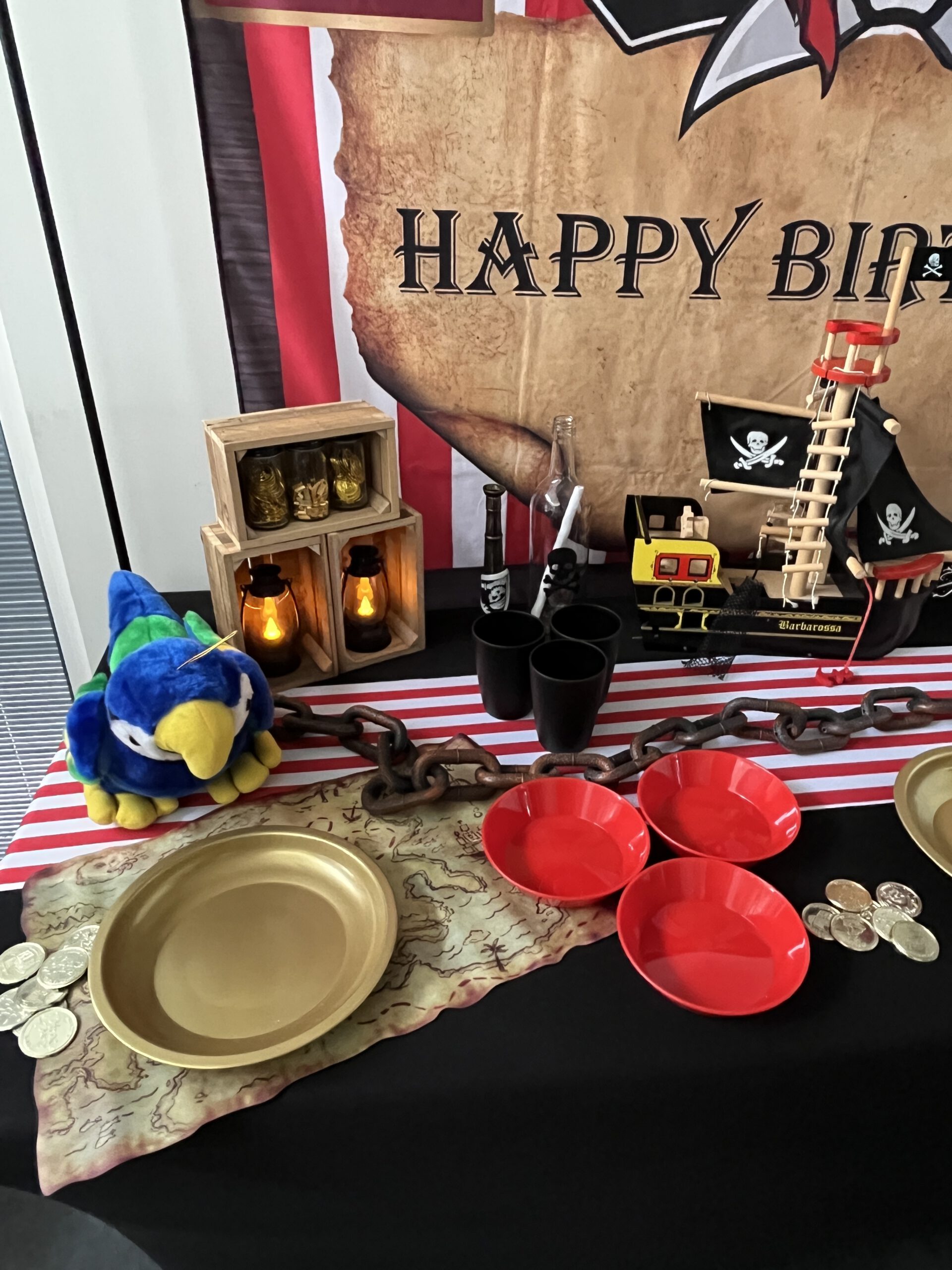 Piraten leeg - links