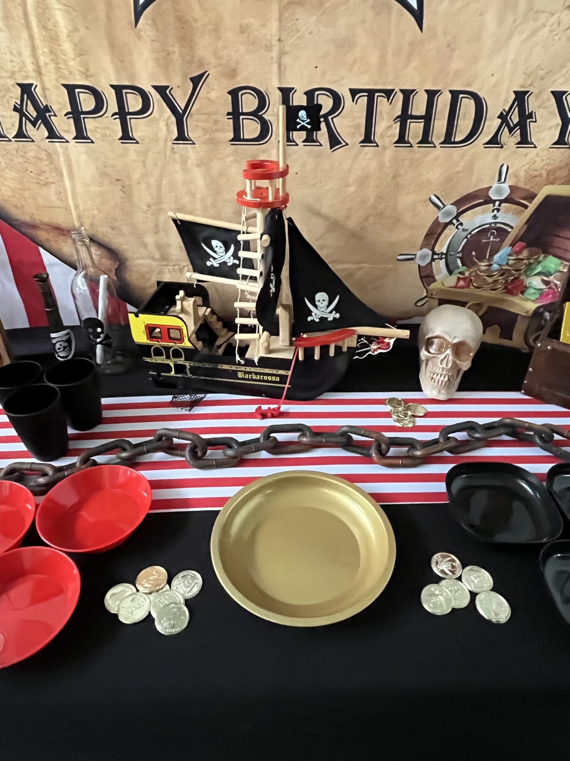 Piraten leeg - midden